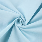 V Neck Tie Elastic Waist Bubble Sleeve Linen Midi Dresses