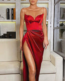 Strappy Sling Backless Party Bodycon Robes mi-longues