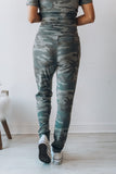 Round Neck Short Sleeve Trousers Two-piece Camouflage Leisure Sportswear
