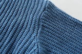 Hooded Batwing Sleeve Tassel Sweater Zipper Knitting Cardigan