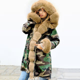 Manteau en peluche à capuche camouflage chaud pour femme