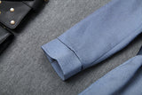 Style de bureau Bow Bandage Blazers Jupe double couche Robe mi-longue Ensemble deux pièces