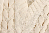 Chandails évidés à laçage en tricot à col en V