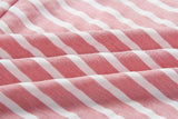 Stripe Print Tie Waisted Pocket Jumpsuit