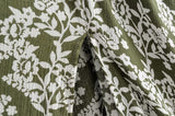 Batwing Sleeve V-neck Split Floral Maxi Dresses