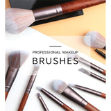 11pcs Imitate Animal Hair Makeup Brush Set Beauty Tools