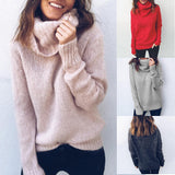 Casual Turtleneck Knitted Sweaters