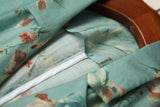 Elegante estilo de oficina Estampado floral Traje Pantalones cortos Blazers Conjunto de dos piezas