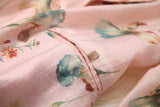 Elegante estilo de oficina Estampado floral Traje Pantalones cortos Blazers Conjunto de dos piezas