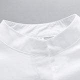 Hauts de poche de chemise à simple boutonnage rembourrés aux épaules