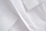 Chemises à volants froncés à boutonnage simple et col pile Minirobes