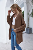 Casual Knit Batwing Sleeve Comfy Cardigans Outerwear