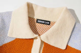Cardigans en tricot à boutonnage simple à impression contrastée
