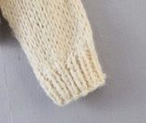 Suéteres de botonadura sencilla artesanales en contraste Cárdigans