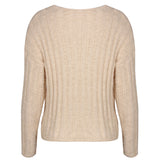 V-neck Single-breasted Knit Sweaters Cardigans