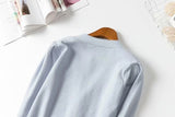 V-neck Heart Shape Button Single-breasted Knit Cardigan