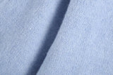 Cárdigan de punto con cuello en V y manga farol de un solo pecho