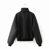 Reversible Stand Collar Cotton Outerwear