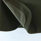 Conjunto de dos piezas con falda estilo blazer con solapa y cuello de pila 