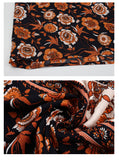 Floral V-neck Lace Slit Leg Maxi Midi Dresses