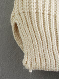 Chandails en tricot à col montant
