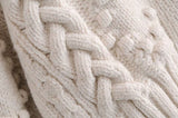 Suéteres de un solo pecho de punto con cuello en V Cárdigans Prendas de abrigo