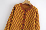 Chaleco de un solo pecho Cárdigans Suéteres Prendas de abrigo Camisetas sin mangas Conjunto de dos piezas