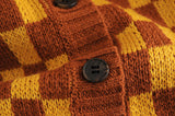 Chaleco de un solo pecho Cárdigans Suéteres Prendas de abrigo Camisetas sin mangas Conjunto de dos piezas