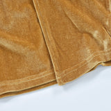 Minivestidos de fiesta con escote en V y cintura elástica de terciopelo