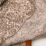 Mantón de bufanda de algodón estampado gris borla para mujeres damas niñas