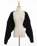 Bat Sleeve Knit Cardigans Capes Sweaters