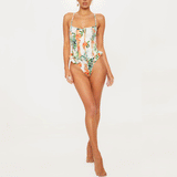 Fashion Sexy Floral Printed One-Piece Swimwear