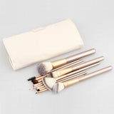 12pcs Persian Hair Makeup Brush Champagne With Brush Bag Cosmetic Brush Set Makeup Tool
