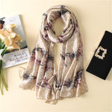 Vogue Scarf for Women Shawl Wraps Holiday Gift Floral Scarves Women