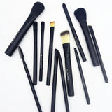 Le plus récent ensemble de pinceaux de maquillage 12pcs avec des outils de beauté de boîte de fer pinceau de fard à paupières en vrac