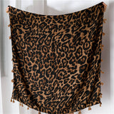 Châle enveloppant à imprimé léopard Infinity pour femme, femme, fille - 4 couleurs