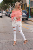 Women Sexy One Shoulder Lace Stitching Long Sleeve Loose Cuffs Shirt Blouses