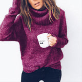 Casual Turtleneck Knitted Sweaters