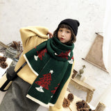 Merry Christmas Elk Long Scarf Casual Travel Warm Echarpes Châles