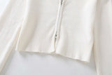 V-neck Knit Loungewear Cardigans Pants Two-piece Set