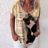 T-shirts imprimés d'animaux à col rond Chemises Chemisiers