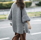 Women‘s Tassel Knitted Coat