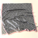 Rose Print Thicken Warm Silk Scarf Shawl Wrap for Women Ladies Girls 90x180