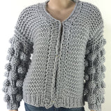 Women's Lantern Sleeve Cardigan Sweater