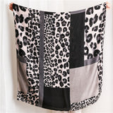 Châle foulard imprimé léopard pour femmes dames filles