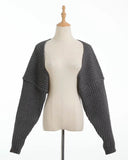 Bat Sleeve Knit Cardigans Capes Sweaters