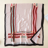 Bufanda de seda para mujer, chal, para mujer, niña, 90 x 180