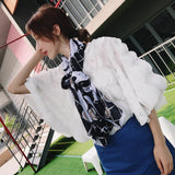 Floral Long Thick Scarf for Women