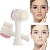 Cepillo de limpieza facial Cuidado de la piel Limpiador de lavado 3D Exfoliante Cepillo de belleza para limpieza de aceite de acné de poros
